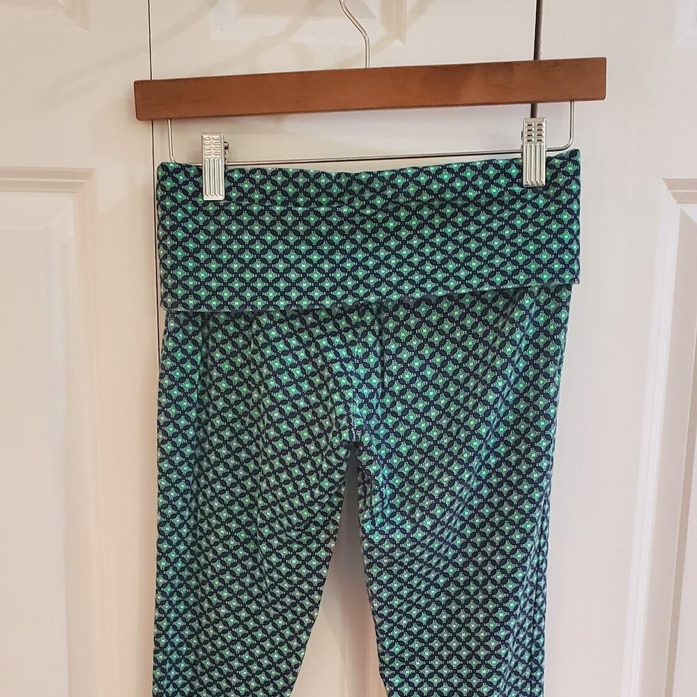 Abercrombie and Fitch leggings xs blue green